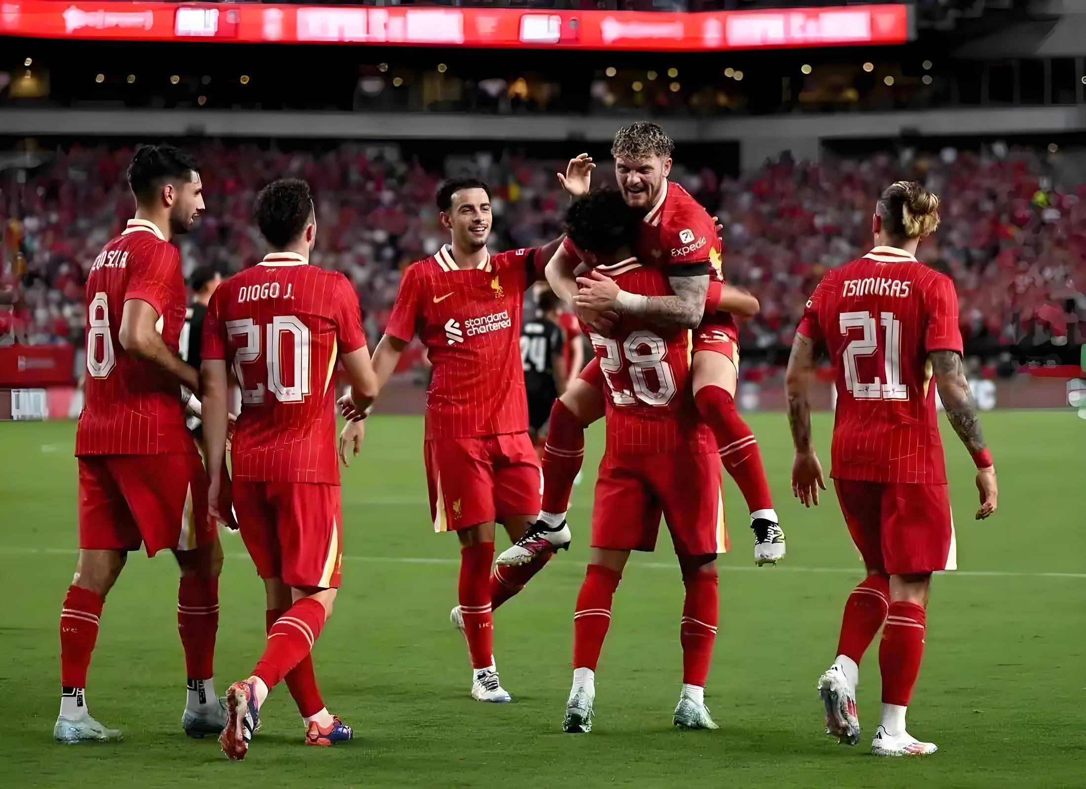 利物浦4-0战胜米兰！欧冠小组赛轻松取胜